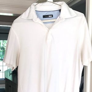 Zegna Men’s White Sporty Polo